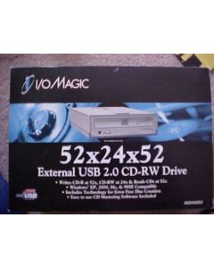 I/OMagic 52x24x52x External USB 2.0 CD-RW Drive